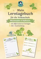 Vorschau - Arbeitsblätter - Lerntagebuch Grundschule (2./3./4. Klasse) – Wochenplan & Reflexion | differenziert + Handreichung - Deckblatt