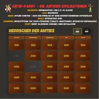Vorschau - Spiele - Antik-Pardy - Die antiken Zivilisationen - Deckblatt