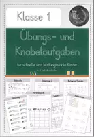 Vorschau - Arbeitsblätter - Übungs- und Knobelaufgaben: Klasse 1 - Deckblatt