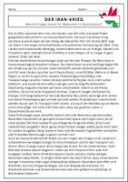 Vorschau - Arbeitsblätter - Iran-Krieg 2026: Folgen für Alltag, Preise & Wirtschaft in Deutschland - Seite 1