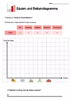 Vorschau - Arbeitsblätter - Säulen und Balkendiagramm- Arbeitsblätter - Seite 2