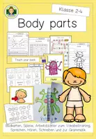 Vorschau - Arbeitsblätter - Body parts (Englisch Grundschule Klasse 2-4) - Deckblatt