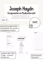 Vorschau - Stundenentwürfe - Joseph Haydn - Materialpaket | Komponisten im Musikunterricht (Klasse 2-4) - Seite 1