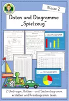 Vorschau - Arbeitsblätter - Spielzeug: Daten und Diagramme (Grundschule Mathe Klasse 1 und 2) - Seite 1