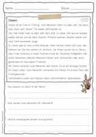 Vorschau - Arbeitsblätter - Sachtext Ostern - Seite 3