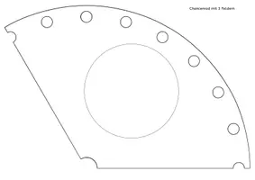 Vorschau - Mal- und Bastelvorlagen - blanko Chancenrad Bastelvorlage - editierbar (mit Bastelanleitung) - Seite 1