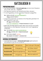 Vorschau - Merkblätter - Merkblatt: Satzglieder - Seite 1