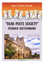 Vorschau - Arbeitsblätter - Dead Poets Society – Feedback Questionnaire - Deckblatt