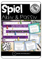 Vorschau - Spiele - Brettspiel Aktiv & Passiv – Klasse 7/8 - Deckblatt