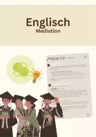 Vorschau - Arbeitsblätter - Arbeitsblatt Englisch Mediation - Deckblatt