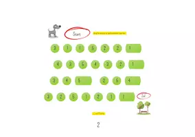 Vorschau - Arbeitsblätter - 5 Finger Parcours. Fingersätze am Klavier - Seite 1