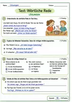 Vorschau - Arbeitsblätter - Materialpaket - Tests Deutsch Klasse 4 Fälle, Satzglieder, Wortarten - Seite 3