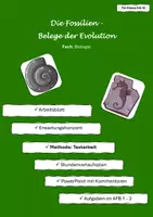 Vorschau - Stundenentwürfe - Die Fossilien - Belege der Evolution - Deckblatt