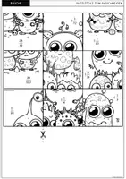 Vorschau - Arbeitsblätter - Ungleichnamige Brüche addieren - 1 mini Rechenpuzzle - Seite 2