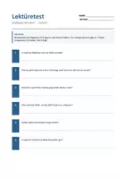 Vorschau - Test - Leseüberprüfungstest zu Wolfgang Herrndorf - Tschick - Seite 1