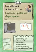 Vorschau - Arbeitsblätter - Muskeln Spieler und Gegenspieler, Agonist und Antagonist - Deckblatt