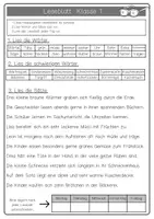 Vorschau - Arbeitsblätter - Deutsch lesen ä, ö, ü Klasse 1 differenziert & schreiben - Seite 3