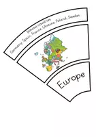 Vorschau - Anderer Materialtyp - Legekreis Continents and Famous Countries (Englisch) - Seite 1