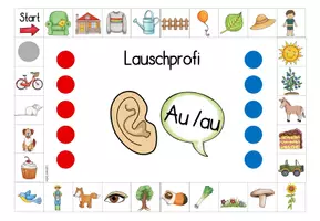 Vorschau - Spiele - Lauschprofi Au/au: Lernspiel zur Förderung der Lautanalyse - Seite 2