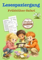 Vorschau - Arbeitsblätter - Lesespaziergang Frühling - Die Frühblüher Foto-Safari - Deckblatt