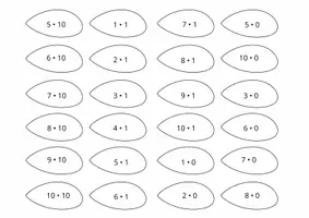 Vorschau - Arbeitsblätter - Frühlingswiese der Zahlenblumen - Bewegtes Lernen zur Multiplikation - Seite 3
