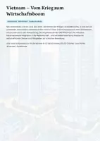 Vorschau - Unterrichtsreihen - Vietnam – Vom Krieg zum Wirtschaftsboom | Geschichte, Globalisierung & Wirtschaft verstehen (Klasse 8–12) - Deckblatt