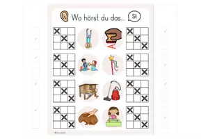 Vorschau - Stationenlernen - Buchstabeneinführung St - Klammerkarten - Seite 3