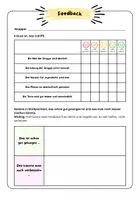 Vorschau - Arbeitsblätter - Feedbackbogen für Plakate - Deckblatt