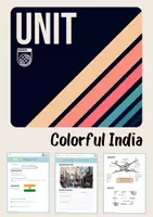 anteprima - Didattica a stazioni - COLORFUL INDIA (COLORFUL INDIA: 2 sequenze complete di inglese livello 5ª (ESL) - Pagina di copertina