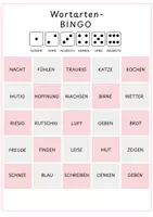Vorschau - Spiele - Wortarten-Bingo 1 mit Würfel – Wortarten spielerisch lernen - Seite 3