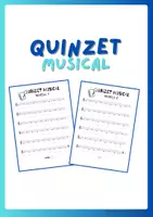Vista previa - Hojas de trabajo - QUINZET MUSICAL amb 11 nivells - Portada