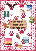 Vorschau - Stationenlernen - Lesespiel Tiere & Lebensräume 🐾 Wer lebt wo? (45 Karten) - Deckblatt