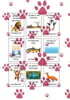 Vorschau - Stationenlernen - Lesespiel Tiere & Lebensräume 🐾 Wer lebt wo? (45 Karten) - Seite 1