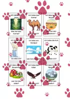 Vorschau - Stationenlernen - Lesespiel Tiere & Lebensräume 🐾 Wer lebt wo? (45 Karten) - Seite 2
