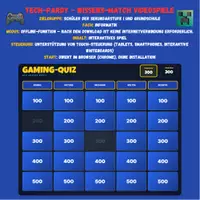 Vorschau - Spiele - Tech-Pardy - Wissens-Match Videospiele - Deckblatt
