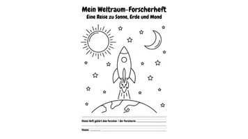 Vorschau - Unterrichtsreihen - Weltraum-Forscherheft: Alles über Sonne, Erde, Mond & Planeten - Seite 1