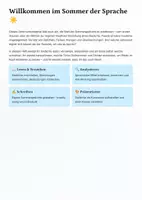 Vorschau - Unterrichtsreihen - Sommergedichte – Analyse, Interpretation & kreatives Schreiben | Komplettes Unterrichtsmaterial (Klasse 6–9) - Seite 1