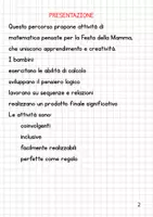 anteprima - Esercizi - Festa della Mamma – Attività di matematica creative e laboratoriali (classe 1ª e 2ª primaria) - Pagina 1