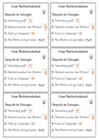 Vorschau - Fördermaterial/Inklusion - Checkliste Satzregeln - Seite 2