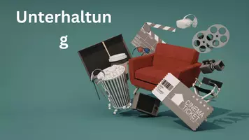 Vorschau - Präsentationen/Tafelbilder - Präsentation Unterhaltung B1 DaZ - Deckblatt