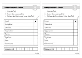 Vorschau - Arbeitsblätter - Frühling Lesespaziergang (4-fach differenziert) / Kl. 1-4 - Seite 3