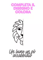 anteprima - Esercizi - Completa e Colora": Schede di Manualità e Simmetria - Pagina di copertina