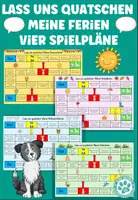 Vorschau - Spiele - Meine Ferien: Lass uns quatschen, vier Spielpläne, Gesprächsimpulse - Deckblatt