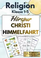 Vorschau - Arbeitsblätter - Chrsti Himmelfahrt | Interaktive Hörspur mit differenzierten Audio-Dateien | Grundschule | Förderschule | Sekundarstufe I | Klasse 1-5 - Deckblatt