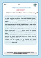 Vorschau - Stundenentwürfe - Grundrechte Politik & Ethik - 90 MIn. Einheit 6.-8. Klasse - Seite 1