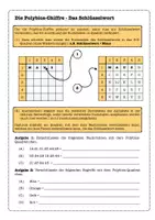Vorschau - Arbeitsblätter - Polybioschiffre Materialpaket Klasse 5–7 – Kryptologie/Geheimschrift lernen, anwenden & vertiefen (mit Lösungen) - Seite 3