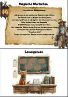Vorschau - Stationenlernen - Magische Wortarten - Escaperoom - Wiederholung - Deckblatt