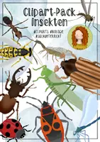 Vorschau - selbst erstellte Cliparts/Grafiken - Clipart-Pack: Insekten | 10 häufige Krabbeltiere - Deckblatt