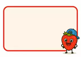 Vorschau - Bildkarten - Namensschilder mit Erdbeeren für den Tisch und zum Anhängen - Seite 1