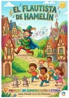 Vista previa - Unidades / Secuencias / Situaciones de Aprendizaje - Comprensión lectora Primero primaria Juego Memory El flautista de Hamelin. Gratis - Portada